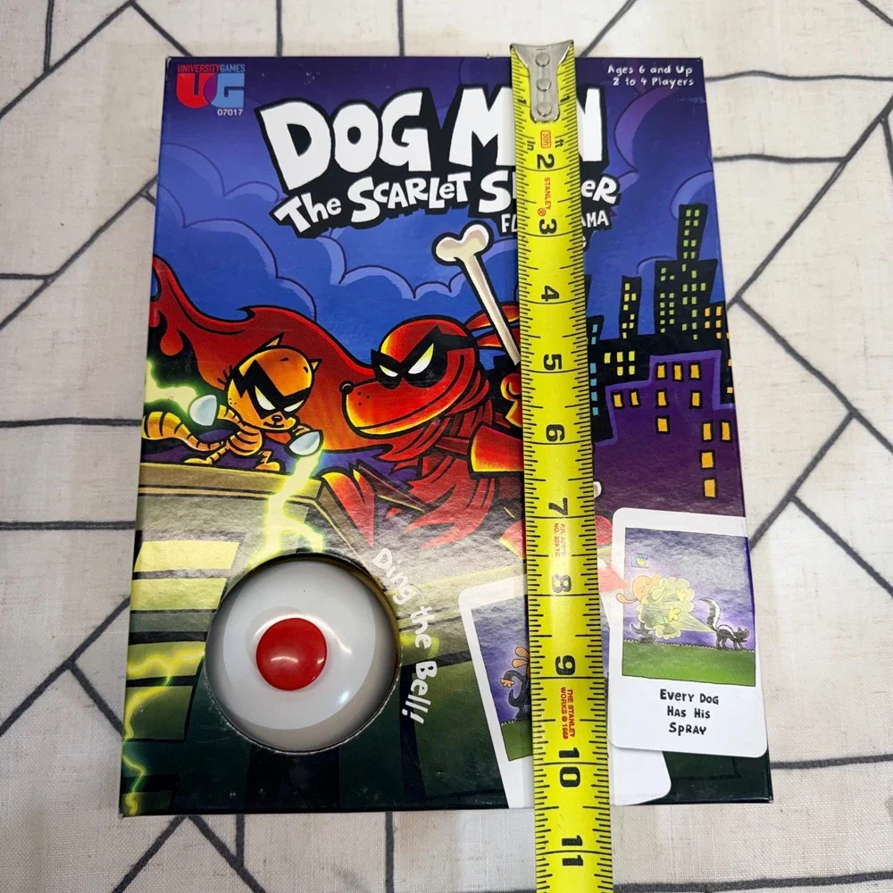 University Games Dog Man The Scarlet Shedder Flip-O-Rama Game New Sealed
